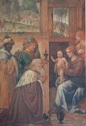 LUINI, Bernardino The Adoration of the Magi (mk05) Sweden oil painting artist